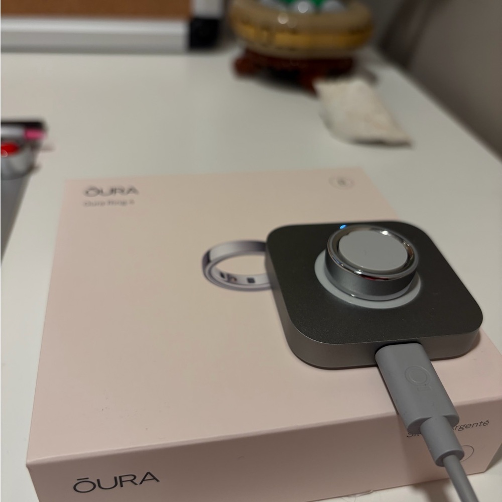 Oura ring 4 size 8

Wth charger (chrgr is $100 alone giving away for free)